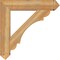 Ekena Millwork Olympic Arts & Crafts Rough Sawn Bracket, Western Red Cedar, 6"W x 36"D x 36"H BKT06X36X36OLY03RWR - alternate 4